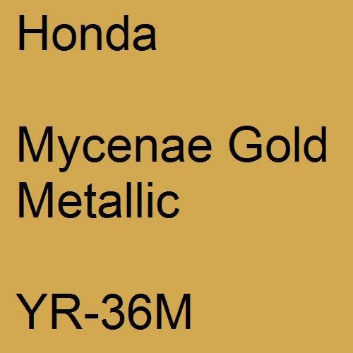 Honda, Mycenae Gold Metallic, YR-36M.